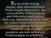 Es ist nicht richtig