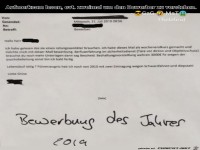 Bewerbung des Jahres