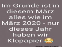 M�rz 2020 und 2021
