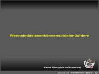 Wennsiedaslesenknnensindsienchtern