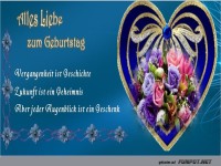 Geburtstagswnsche aus dem Herzgarten