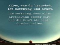 Hoffnung und Kraft fr den Alltagsmarathon!