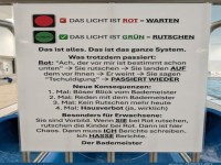 Ampel-Chaos: Rot ist nicht f�r Rutschen!