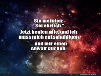 Ehrlichkeit: Tatsachen mit Nebenwirkungen