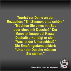 Tourist-zur-Dame-an-der-Rezeption.jpg von Fossy
