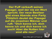 Der Puff verkauft seinen Papagei