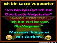 Schl�gerei der Veganer