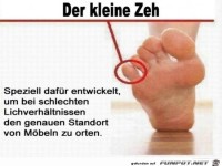 der kleine Zeh......