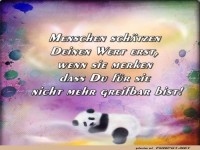 Menschen schaetzen deinen Wert