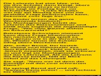 die Lehrerin hat eine Idee....