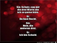 3 Worte