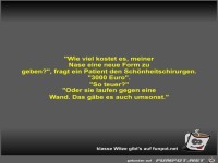 Wie viel kostet es, meiner Nase eine neue Form zu geben?