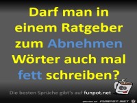 Ratgeber zum Abnehmen