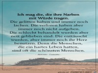 Menschen, die ein hartes Leben hatten