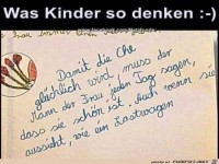 Was Kinder so denken