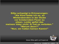 Silke schwelgt in Erinnerungen