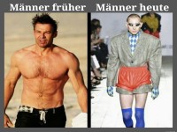 Vergleich M�nner fr�her und heute