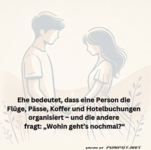 fun-Bild: Ehe: Organisation und spontane Fragen