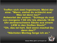 Treffen sich zwei Ingenieure