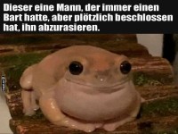 Frosch im Bart-Losigkeits-Dilemma