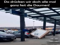 Wenn Parkpl�tze Schilder nicht halten k�nnen