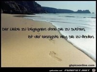 Der Liebe zu begegnen...