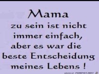 Mama zu sein