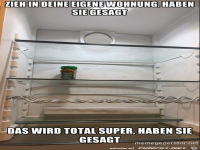 Zieh in Deine eigene Wohnung