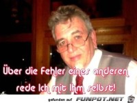 �ber die Fehler 