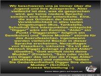 Wir beschweren uns ja immer �ber die Jugend und ihre...