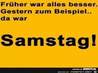 Samstag.....