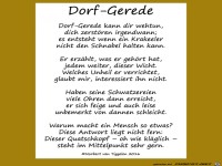 Dorf-Gerede 2018