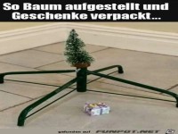 Super Baum und gro�es Geschenk