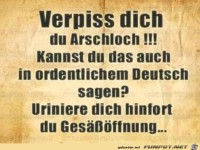 Verpiss dich