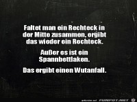 Ein Rechteck falten