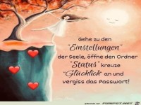 Gehe zu deinen Eistellungen