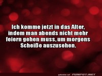 Nicht mehr feiern gehen mssen