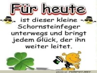 Glck vom kleinen Schornsteinfeger