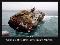 Paketstau auf hoher See