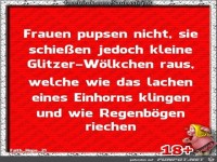Frauen pupsen nicht