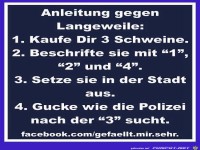 Anleitung gegen Langeweile