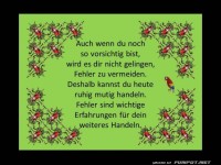 Auch wenn du noch so vorsichtig bist