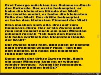 drei Zwerge m�chten in�s Guinnes-Buch ......