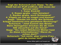 Sagt der Schorsch zum Sepp