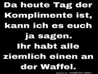 Tag der Komplimente mit Humor