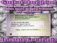 Aspirin und Hirnlogik: Ein Tagesrettungsversuch