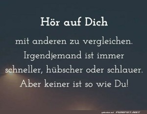 herz-Bild: Du bist einzigartig, sei wie du bist!