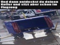 Koffer bleibt zuhause