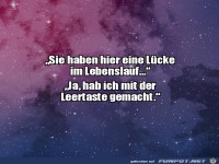 L�cke im Lebenslauf