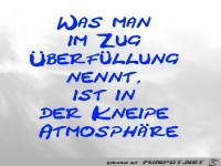 Was man im Zug �berf�llung nennt